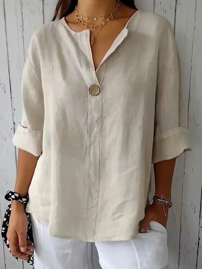 Shazia - Casual V-neck Blouse