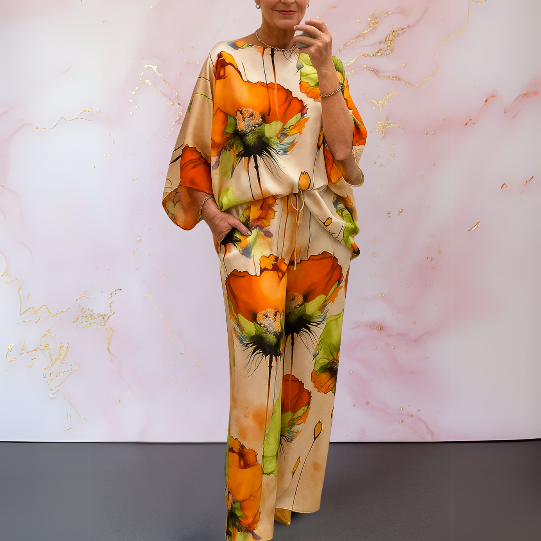 Timeless Satin Luxe Co-Ord Set for Elegant Women