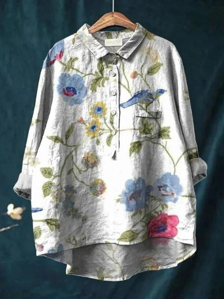 Riley - Floral print blouse
