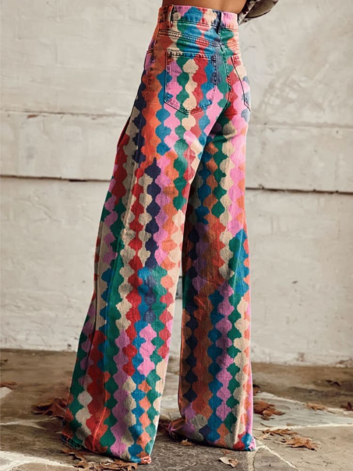 Sofia - Bohemian Wide-Leg Pants, Elegant and Comfortable