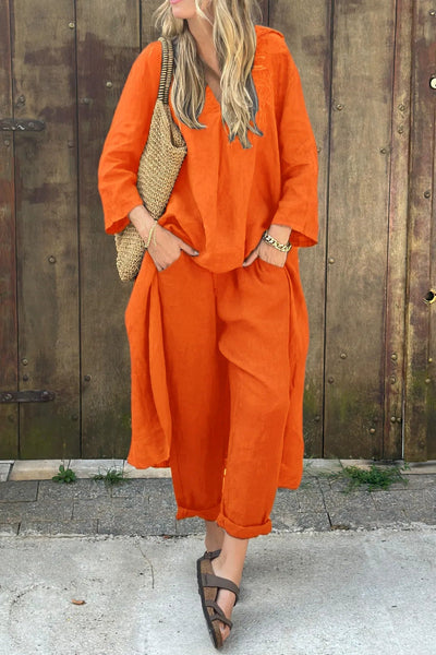 Cheryl - Two-Piece Chic Set with Effortless Elegance and Versatile Style