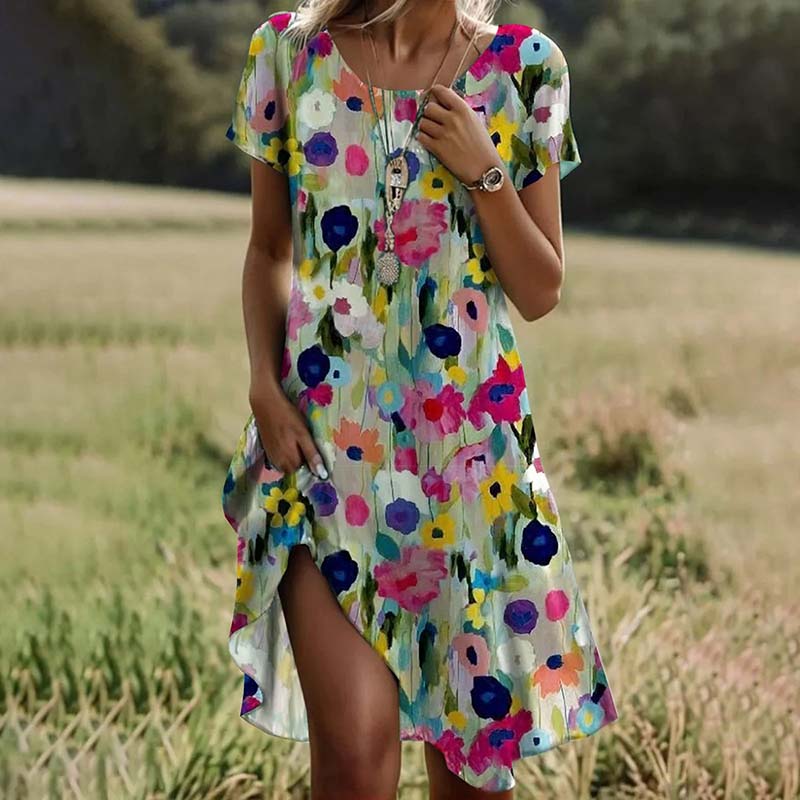 Mientje – Floral Print Dress