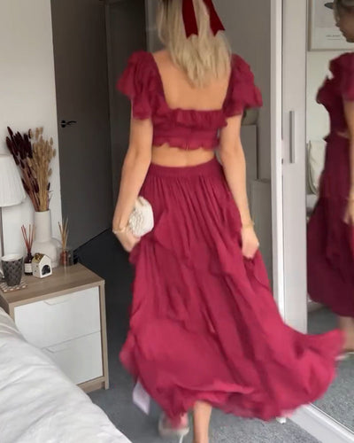 Celina - Ruffle Dress