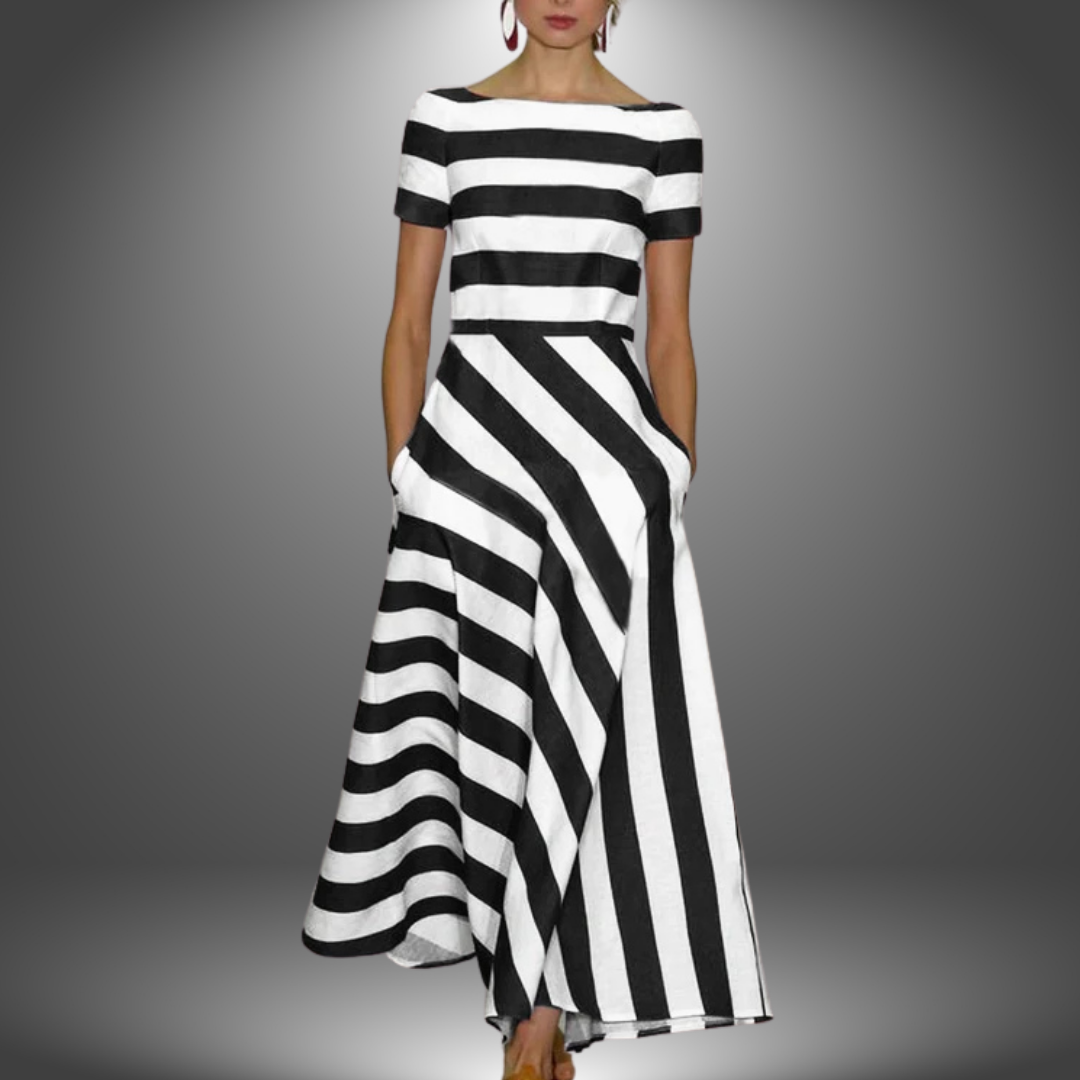 Elegant Striped Dress for Effortless Summer Chic