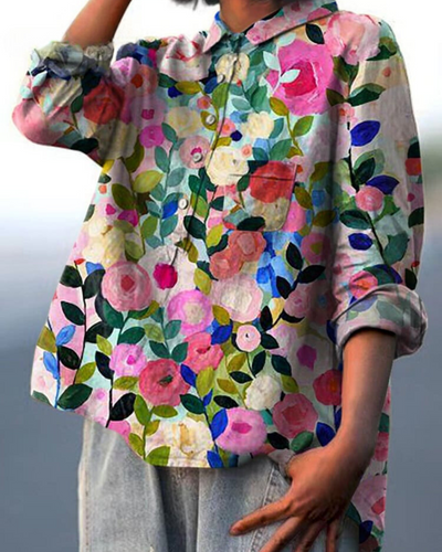 Riley - Floral print blouse
