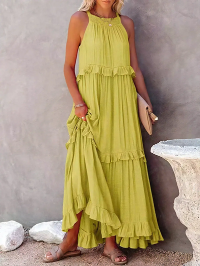 Stella - Ruffle Breeze Maxi Dress