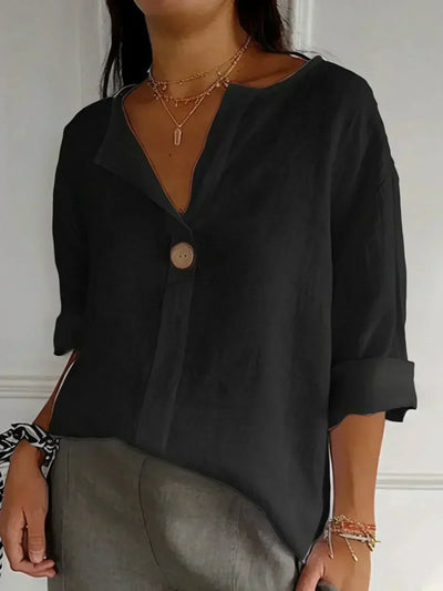 Shazia - Casual V-neck Blouse