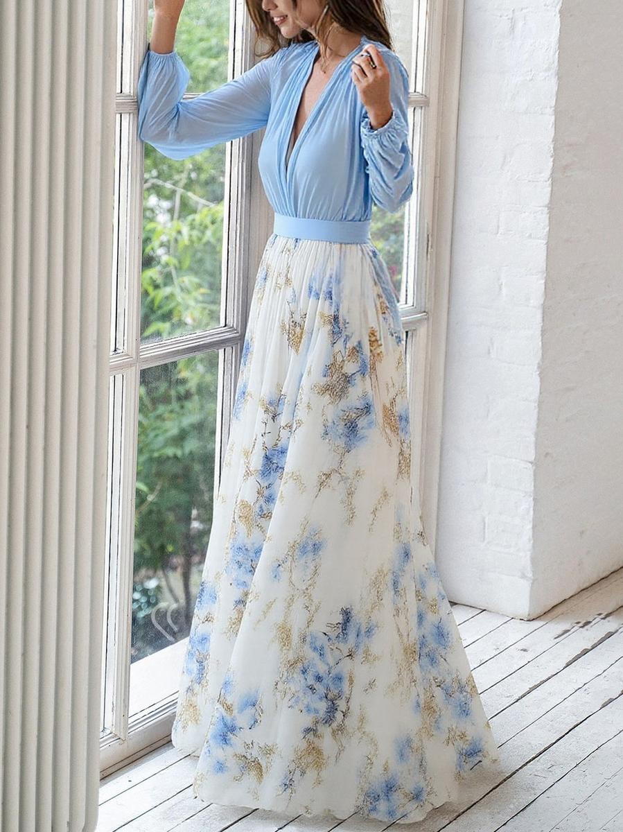 Floral Print Maxi Dress – Timeless Elegance in Every Bloom