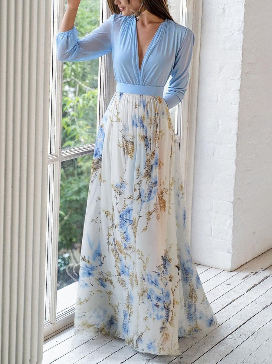 Floral Print Maxi Dress – Timeless Elegance in Every Bloom
