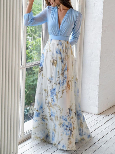 Floral Print Maxi Dress – Timeless Elegance in Every Bloom