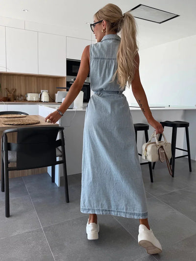 Zena - Maxi Denim Dress