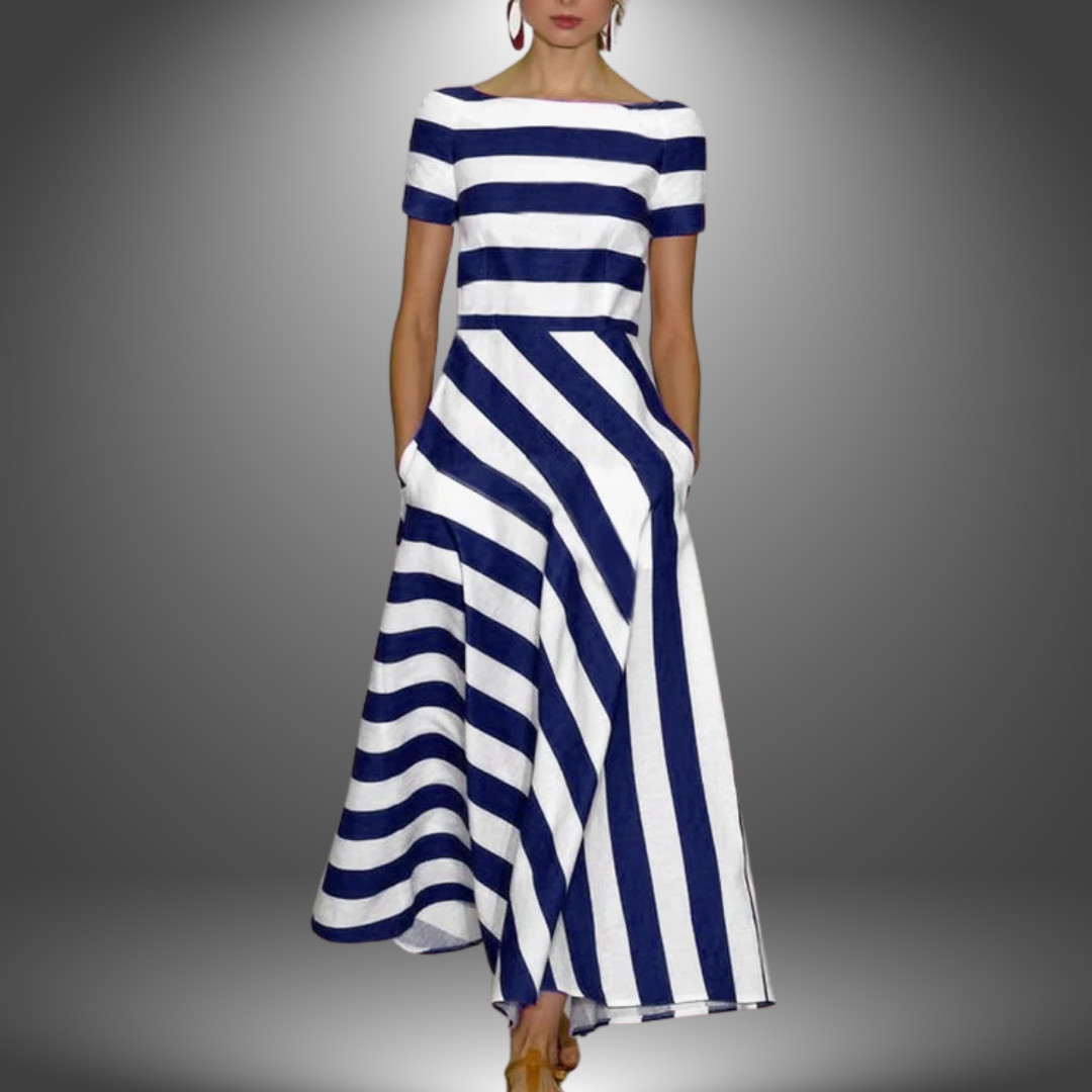 Elegant Striped Dress for Effortless Summer Chic