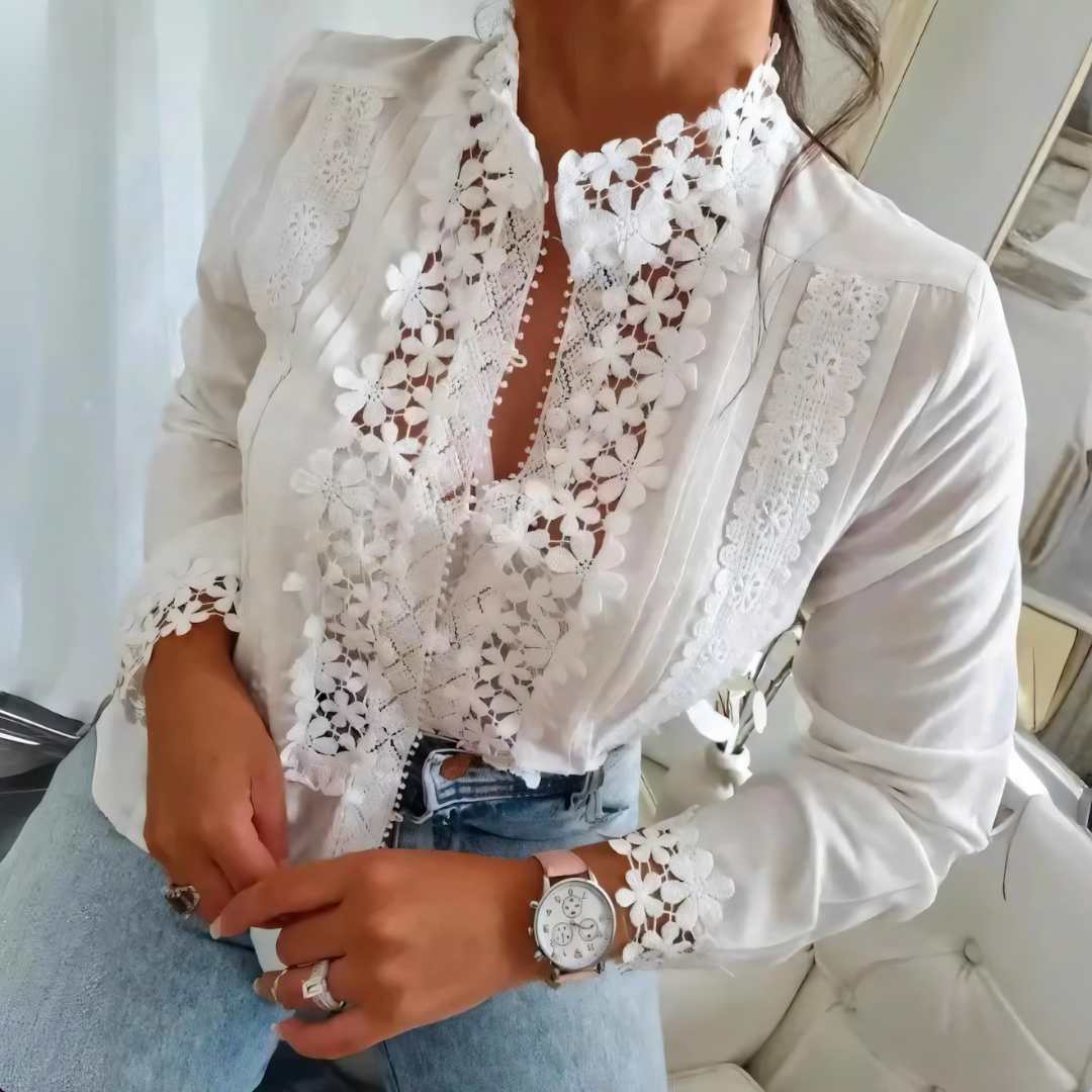 Elena - Floral Blouse
