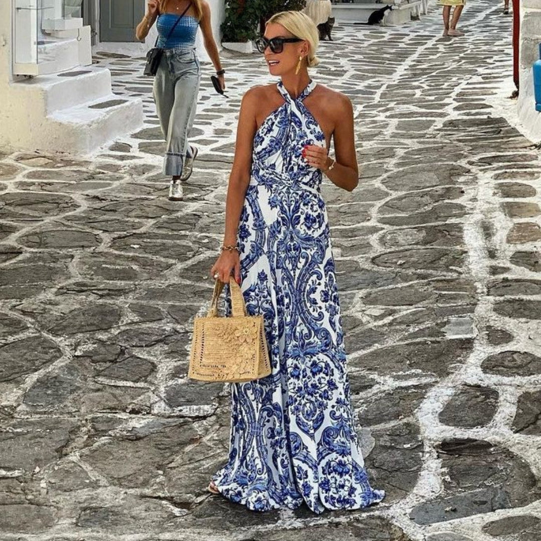 Ethereal Elegance Maxi Dress with Timeless Charm