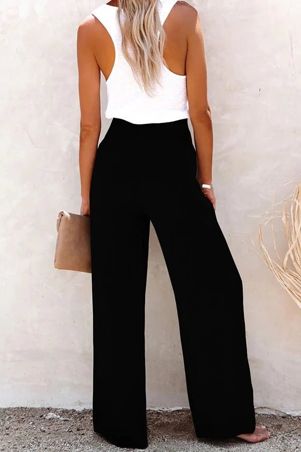 Effortlessly Chic High-Waist Trousers for Timeless Elegance