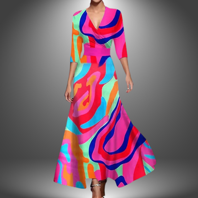 Ada - Stylish Floral Maxi Dress