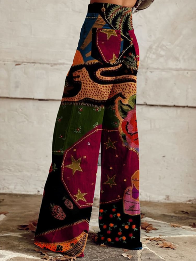 Lora - Elegant and Comfortable Vintage Boho Pants