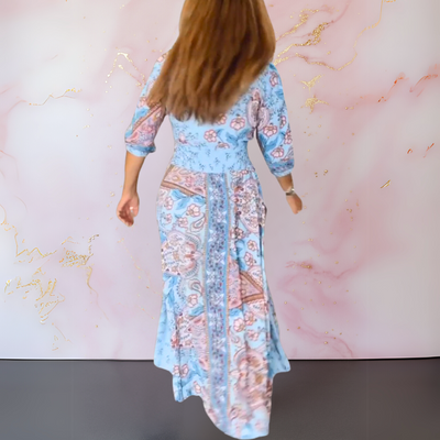 Alice - Elegant Summer Dress with V-neck