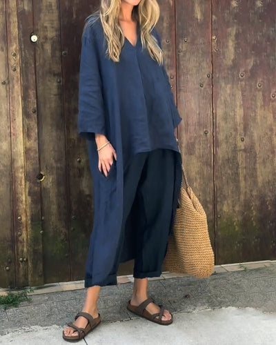Cheryl - Two-Piece Chic Set with Effortless Elegance and Versatile Style