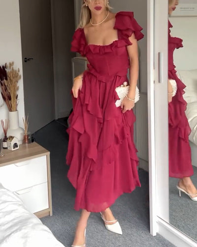 Celina - Ruffle Dress