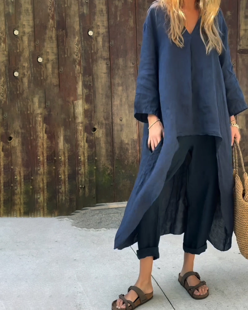 Cheryl - Two-Piece Chic Set with Effortless Elegance and Versatile Style