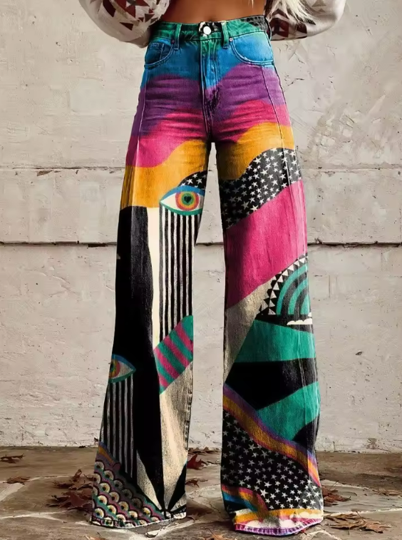Timeless Vintage Boho Pants 27 with Unique Flair