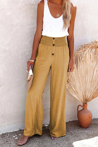 Effortlessly Chic High-Waist Trousers for Timeless Elegance