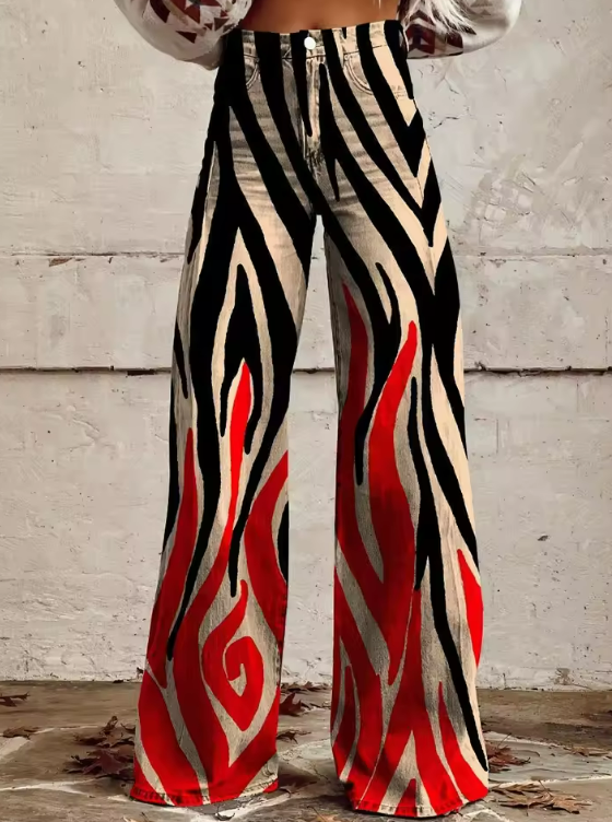 Timeless Vintage Boho Trousers with Chic Flair