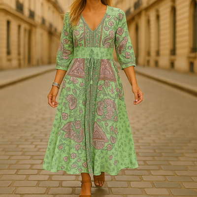 Adora | Bohemian Maxi Summer Dress
