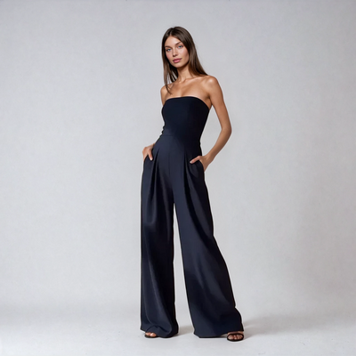 Timeless Strapless Jumpsuit – Effortless Elegance and Flawless Fit