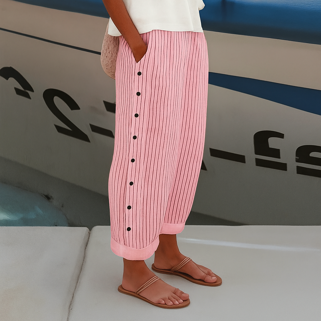 Elegant Lightweight Linen Trousers for Effortless Summer Chic