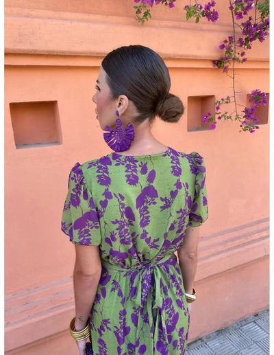 Exquisite Printed Dress for Timeless Elegance