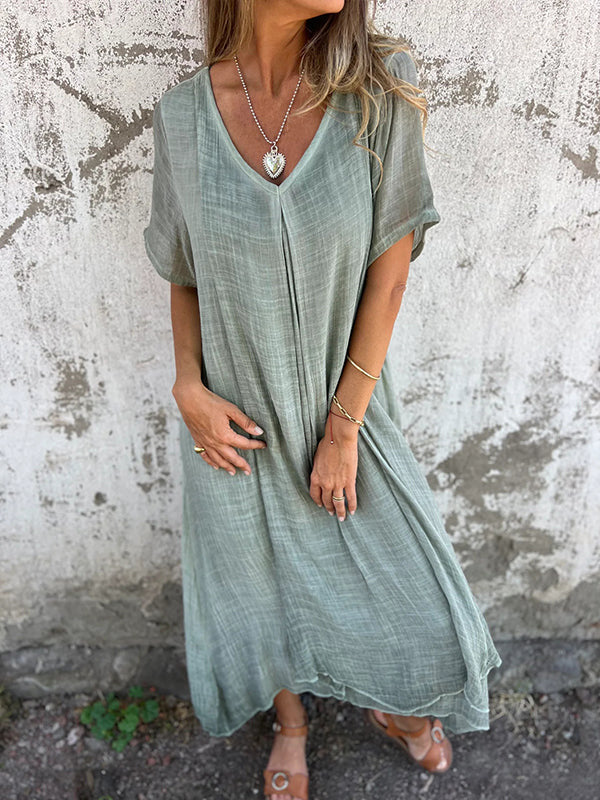 Irvina - V-neck Dress