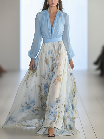 Floral Print Maxi Dress – Timeless Elegance in Every Bloom