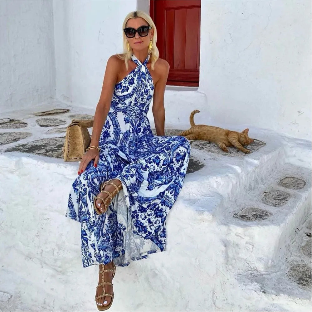 Ethereal Elegance Maxi Dress with Timeless Charm