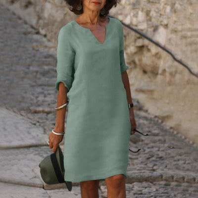 Teza - V-Neck Dress