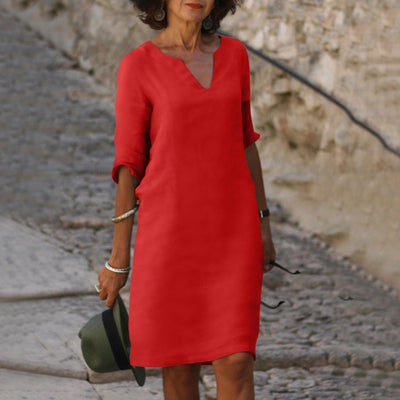 Teza - V-Neck Dress