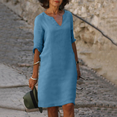 Teza - V-Neck Dress