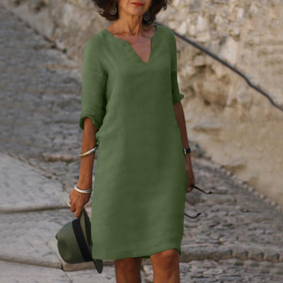 Teza - V-Neck Dress