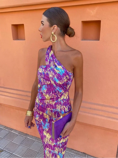 Fay - Elegant One-Shoulder Dress