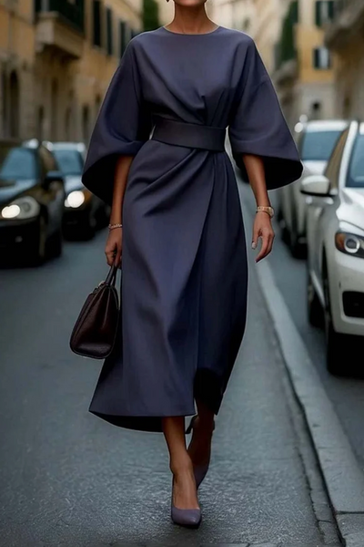 Julie | Elegant Dress with Puff Sleeves