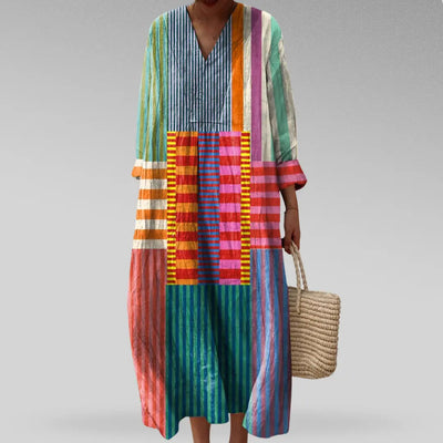 Jeanine™ Dress with Geometric Patterns