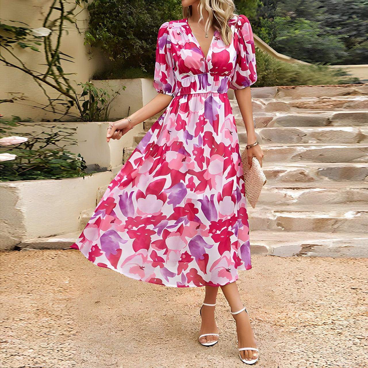 Bliss - V-Neck Dress