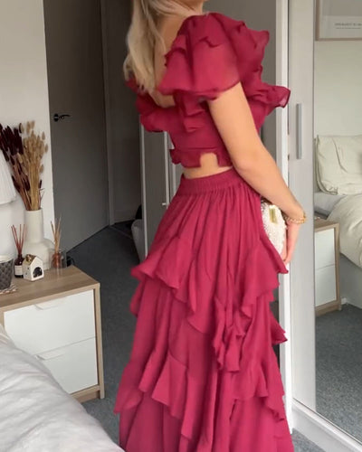 Celina - Ruffle Dress