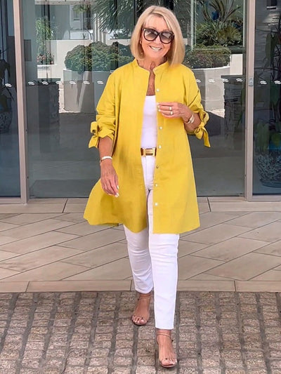 Janneke - Long Cotton Coat
