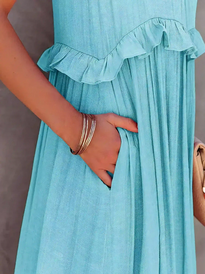 Stella - Ruffle Breeze Maxi Dress
