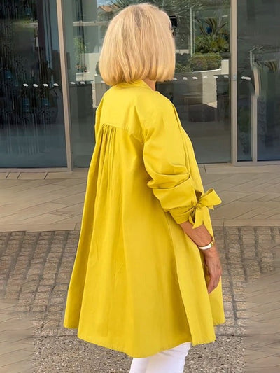 Janneke - Long Cotton Coat