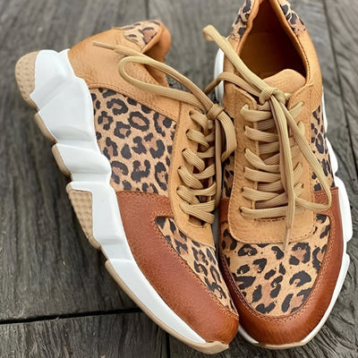 Ellery - Comfortable Leopard Sneakers