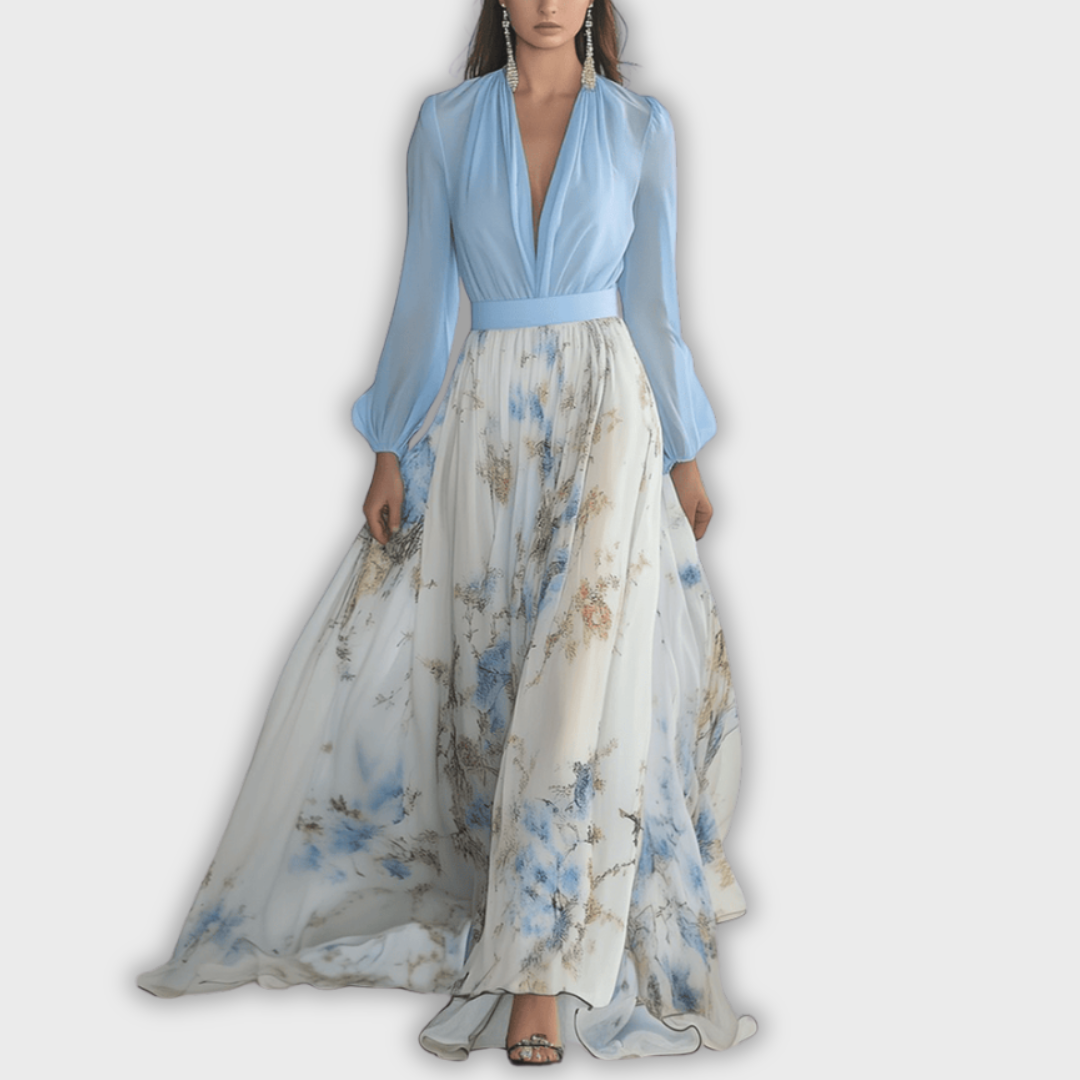 Amarisse - Long Dress with Floral Print