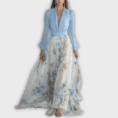 Amarisse - Long Dress with Floral Print